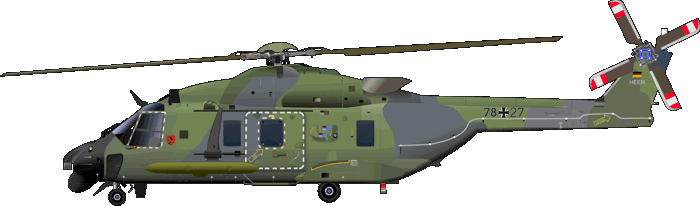 NHI NH90THH German Army Deutsches Heer Internationales Hubschrauberausbildungszentrum Außentank