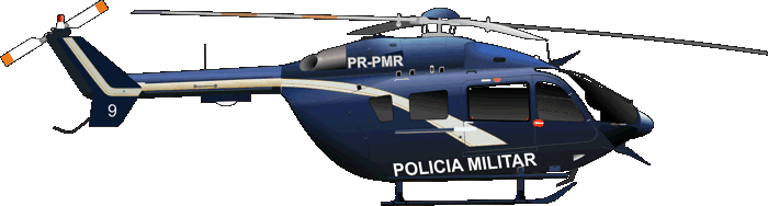EC 145C-2 Policia Militar Military Police of Rio de Janeiro State Militärpolizei Rio de Janeiro PR-PMR