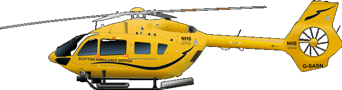 H145-T2 Scottish Ambulance Service Luftrettung Schottland aufblasbare Schwimmkörper Notwasserung BK117-D2