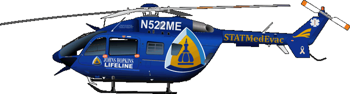 Eurocopter EC145 C-2 Johns Hopkins Lifeline StatMedEvac N522ME Bk117