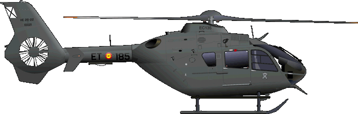 EC135 Fuerzas Aeromóviles del Ejército de Tierra FAMET Lutstreitkräfte Spanisches Heer ET185