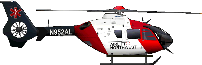 EC135 T2 Airlift Northwest Air Methods N952AL