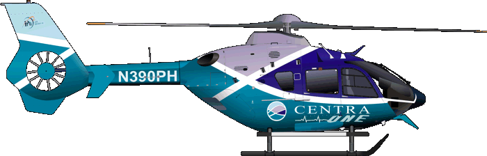 EC 135 Centra Health Air Rescue PHi Inc. N390PH Luftrettung