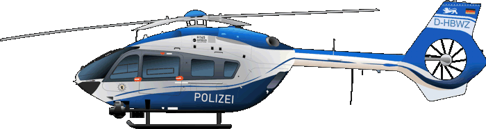 Airbus Helicopters H145-T2 Polizei Hubschrauber Baden-Württemberg BK 117D-2