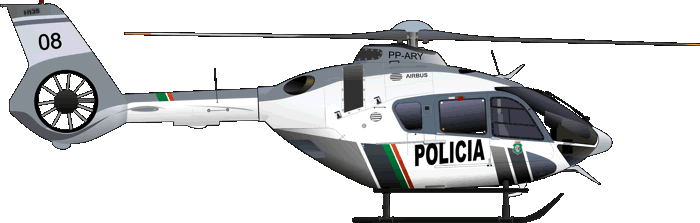 Airbus Helicopters H135 Ciopaer Ceará Polizei Police Brazil PP-ARY
