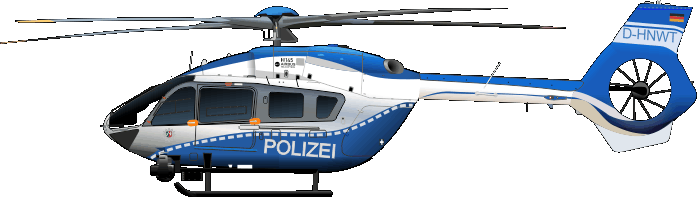 Polizeihubschrauber Airbus Helicopter H145 D-3 Polizei NRW Fliegerstaffel BK 117D-3