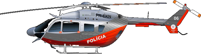 EC145 C-2 Ceará-State-Police Brasilien Staatspolizei PR-EKN BK117C-2