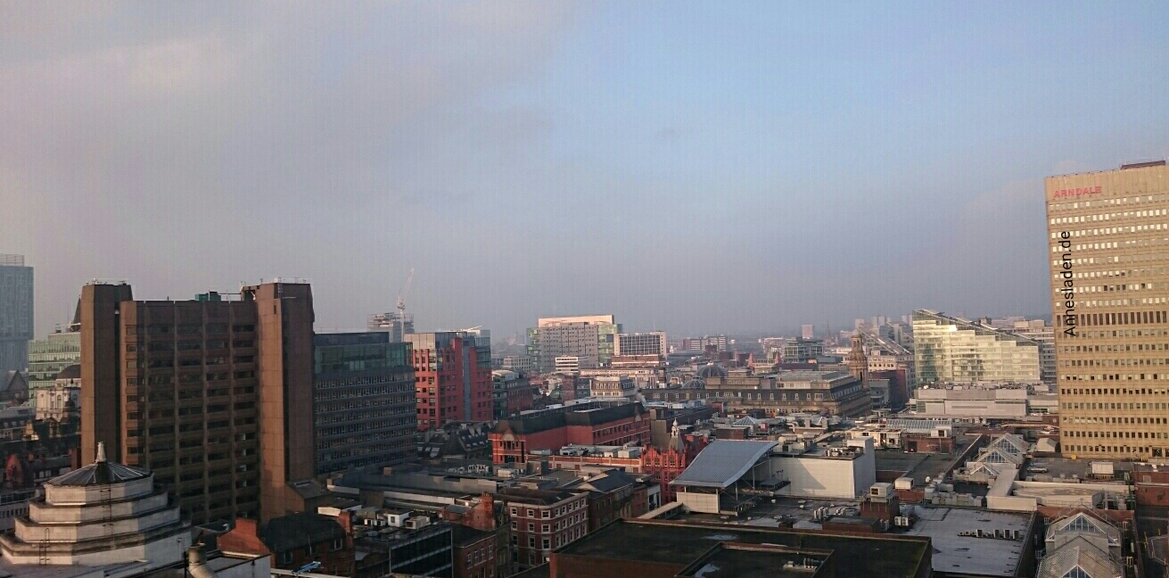 Aussicht am Morgen, Manchester 