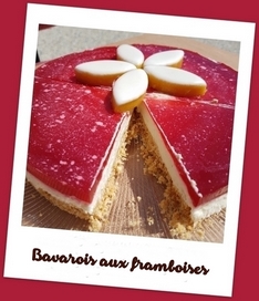 Bavarois aux framboises