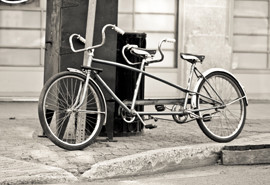 TandemTexten ist flexibel: Treten Sie mit in die Pedale oder lassen Sie sich fahren.