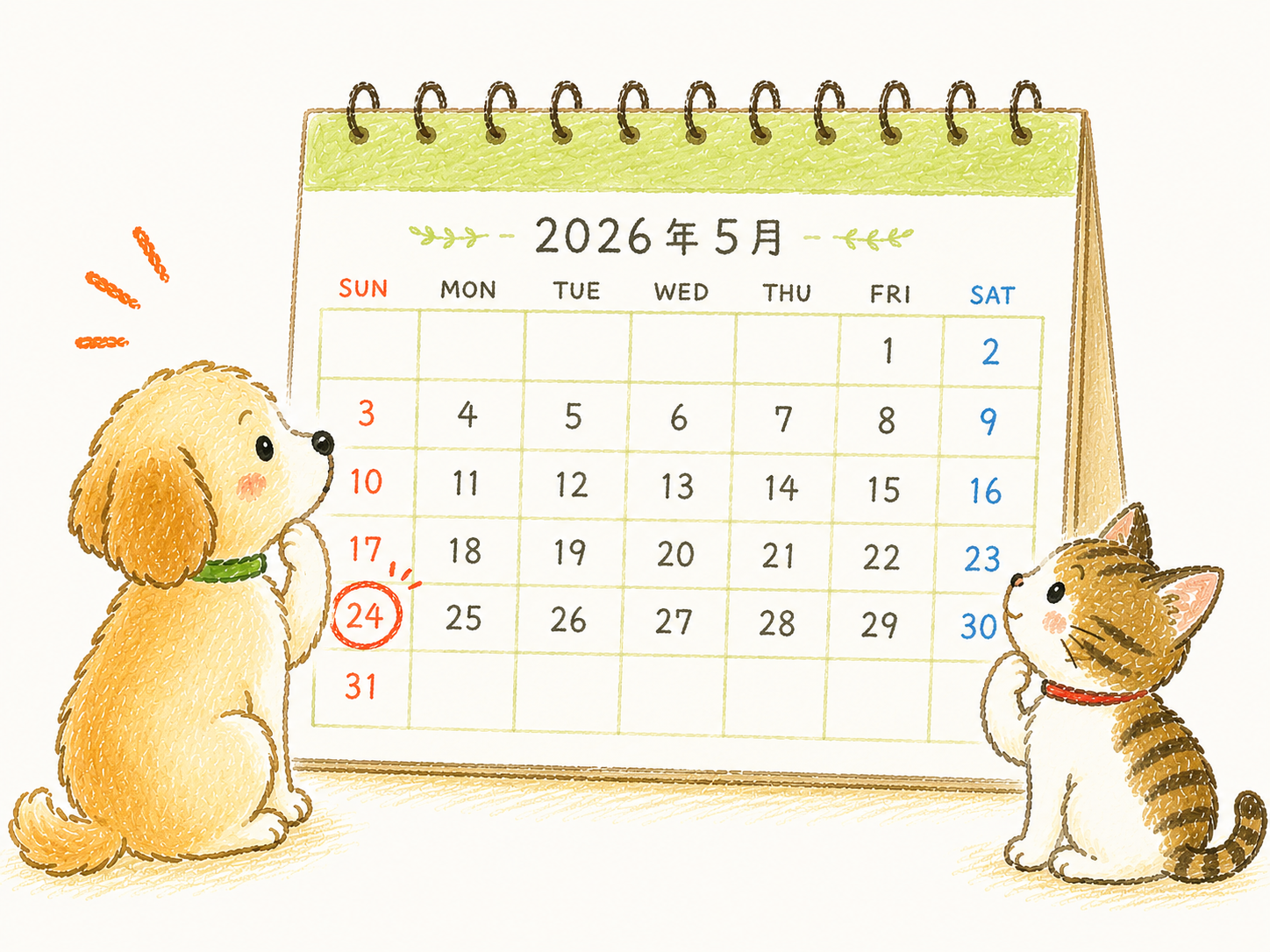 2026年5月24日（日）臨時休診のお知らせ