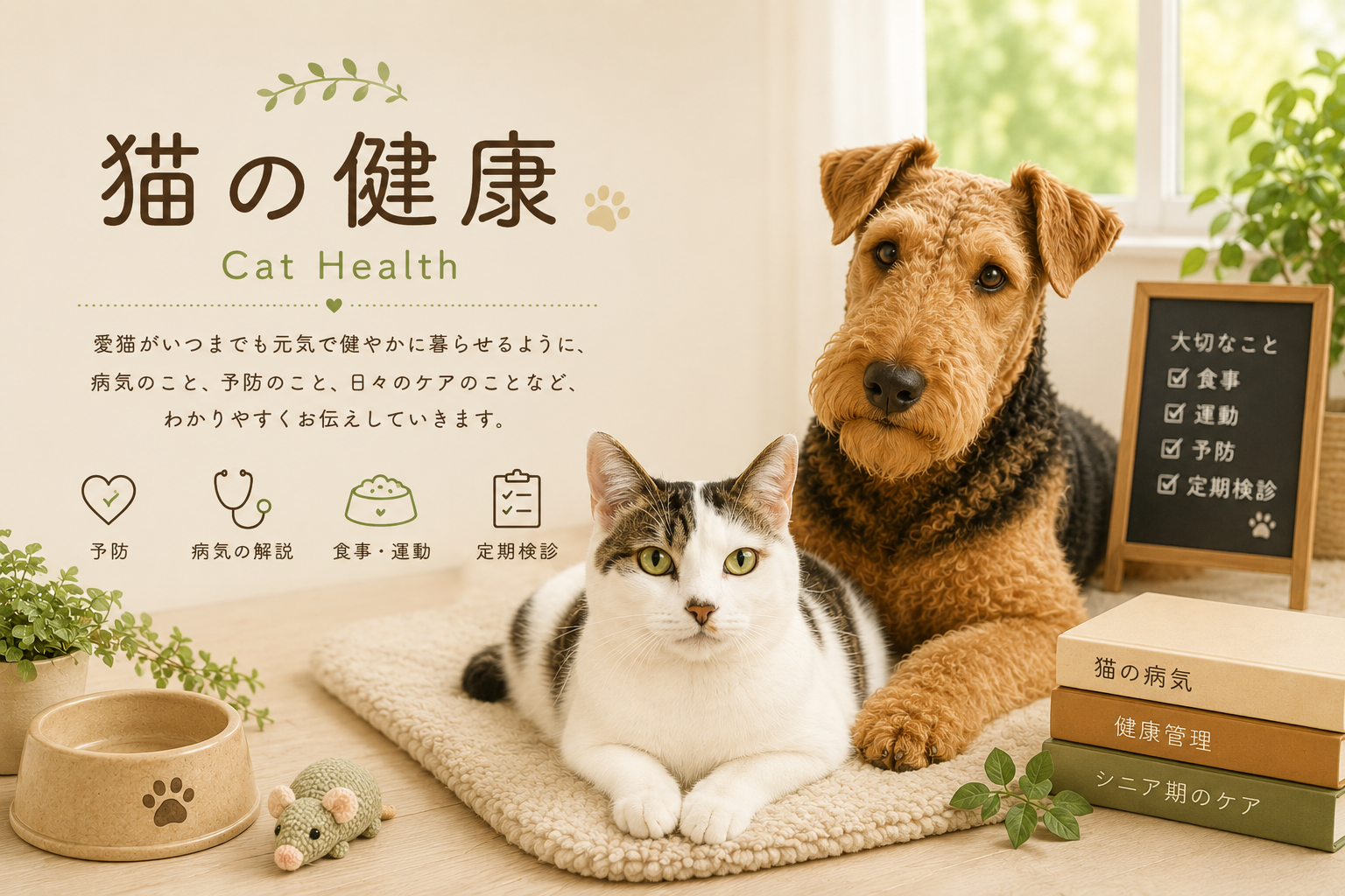 「猫の健康」カテゴリーをはじめます