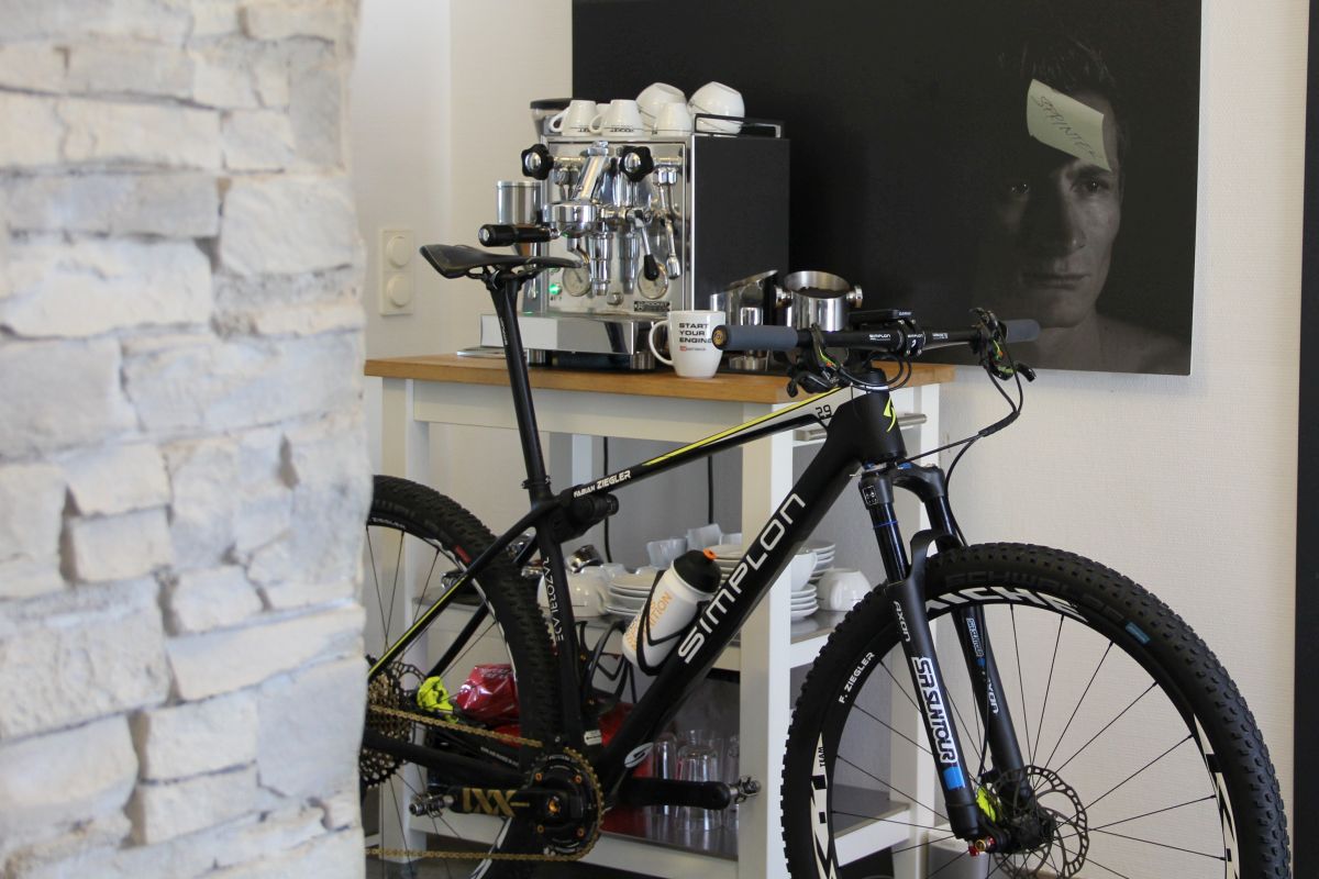 Ready to rumble: fertig gefittetes Mountainbike im gebioMized concept-lab Frankfurt