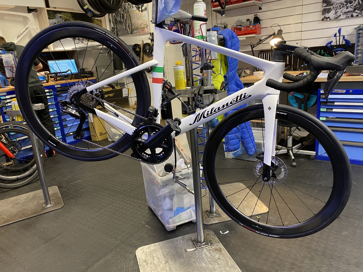 Custom build: Nadines Traumrad im Aufbau