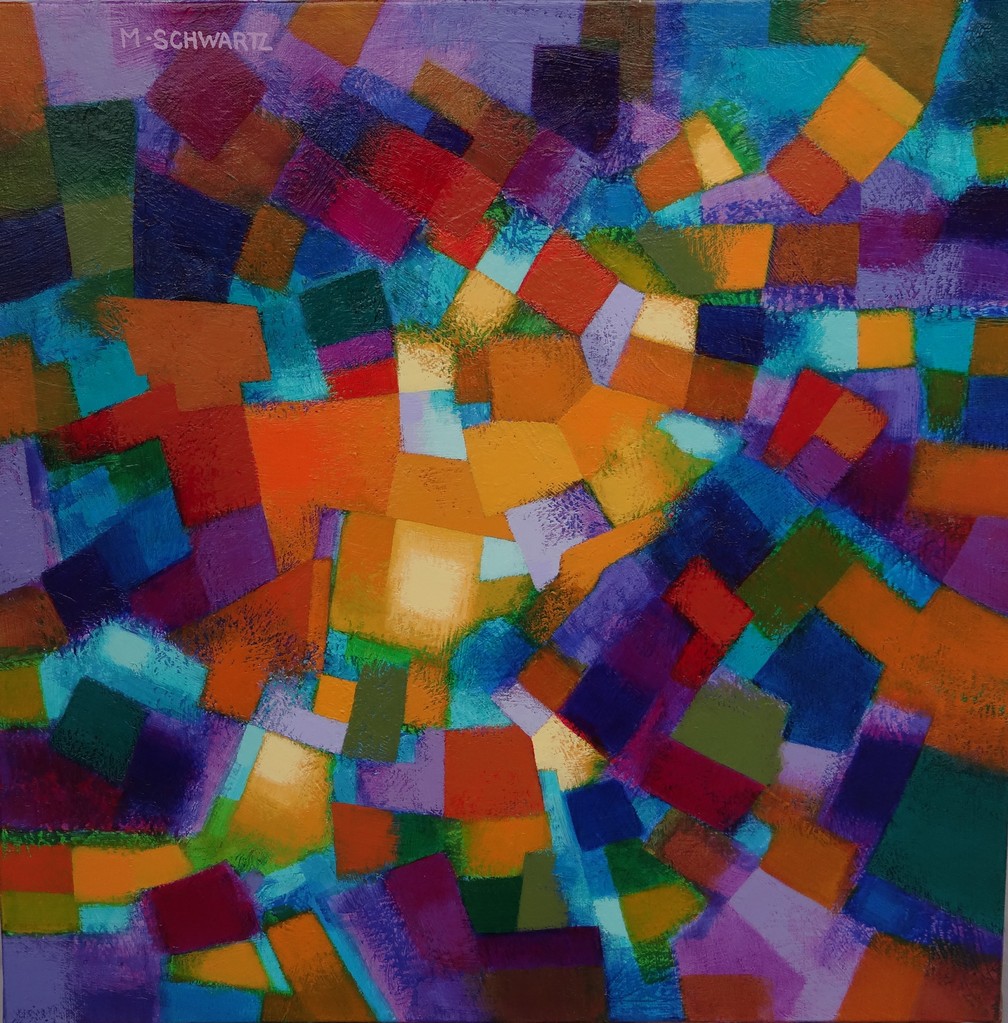 Dans les Vignes - 60x60