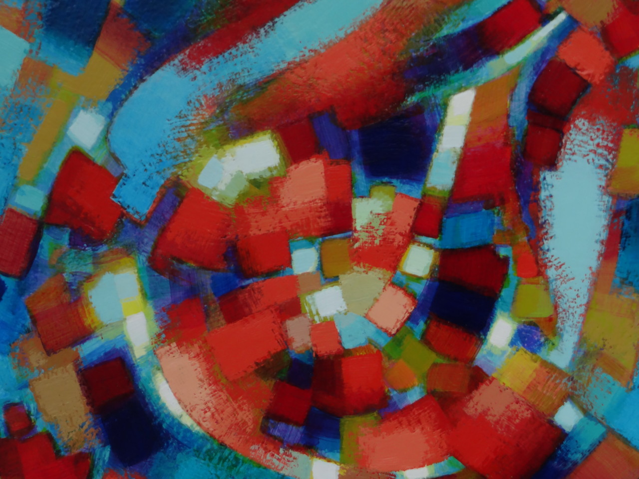 Braises (40x40) - Détail