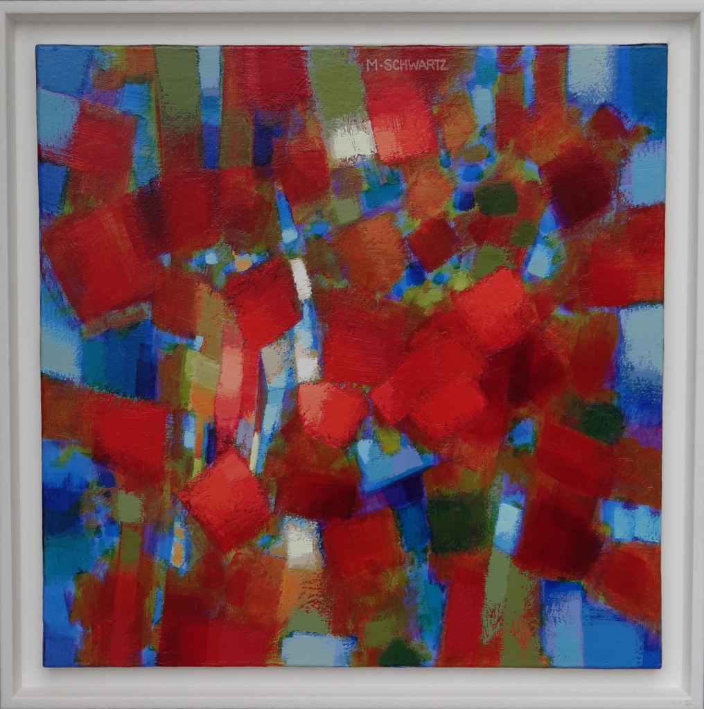 Rythmes Rouges - 50x50