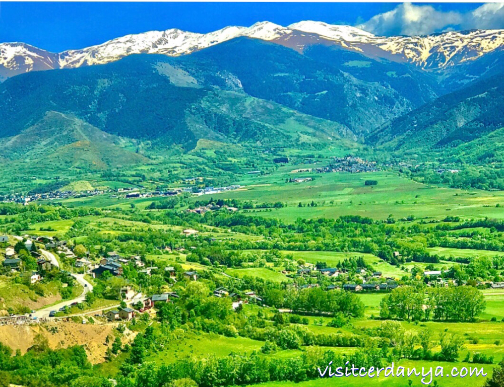 Puigmal mountain and the valley