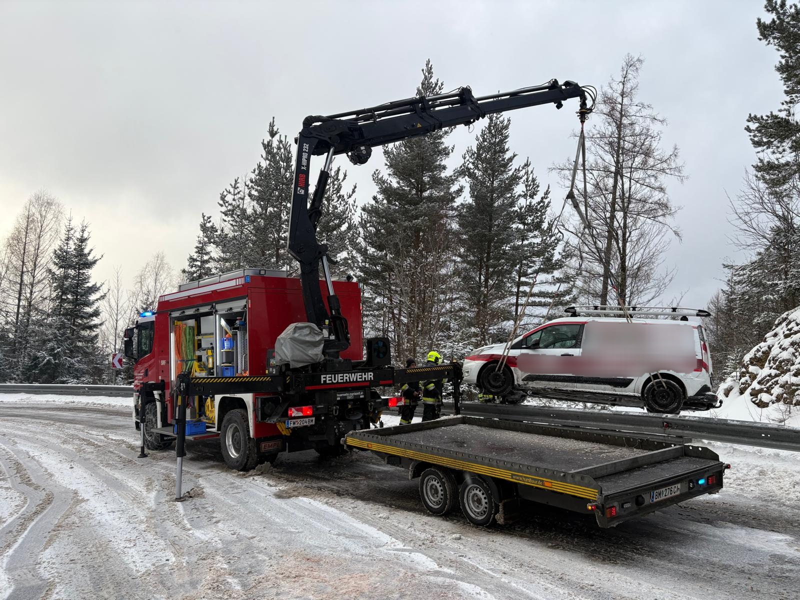 Fahrzeugbergung am Josefsberg