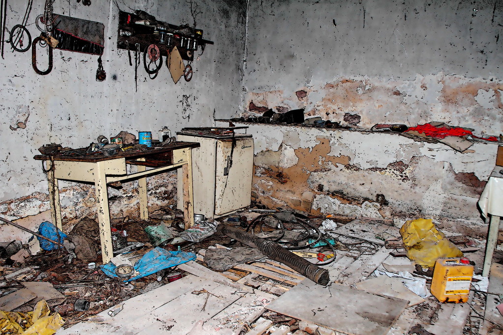 Wäscherei - Blitzlichtkabinett