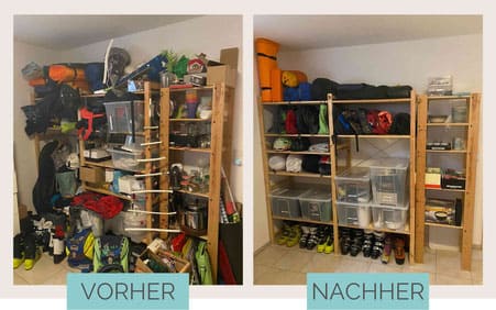 Keller - vorher nachher