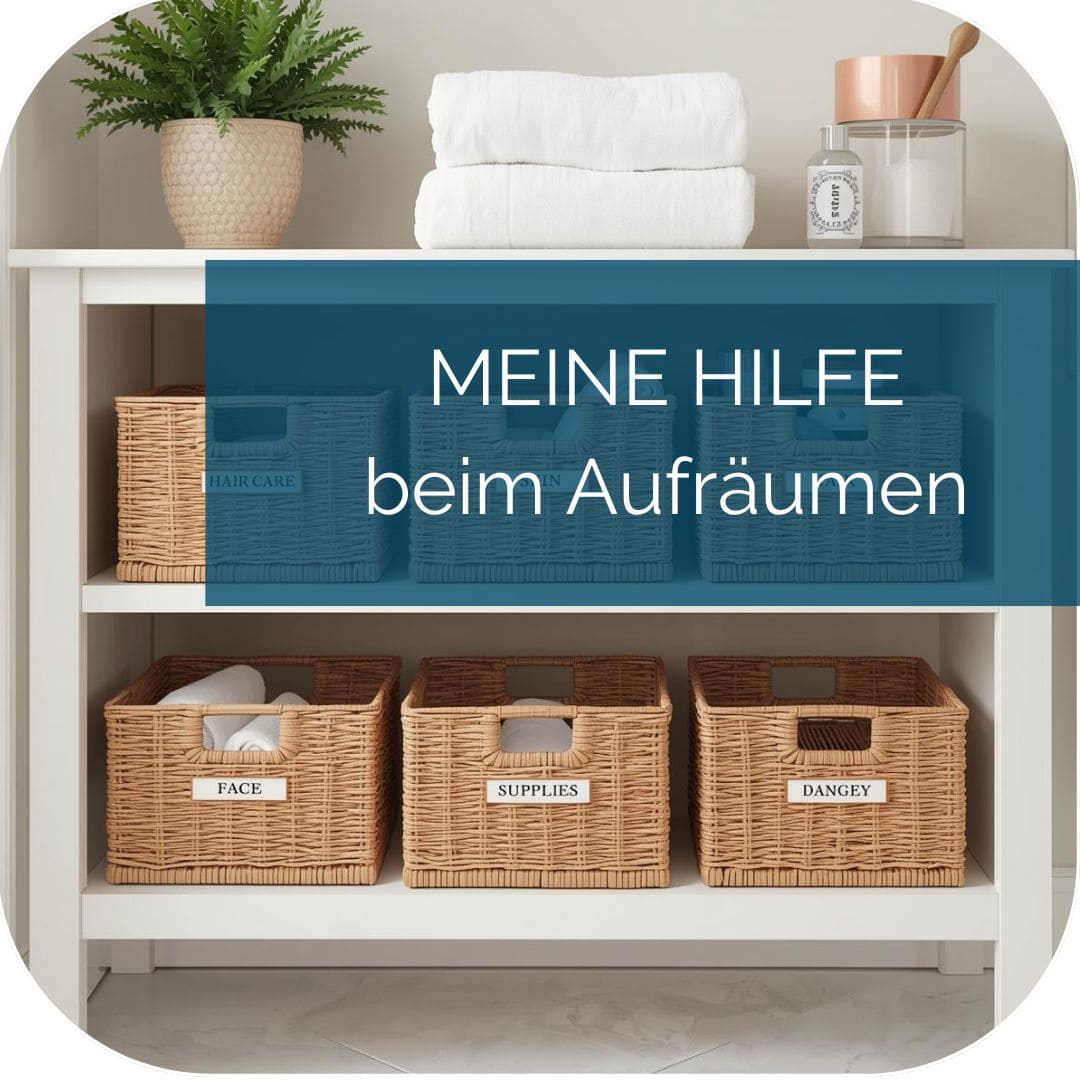 Hilfe beim Aufräumen