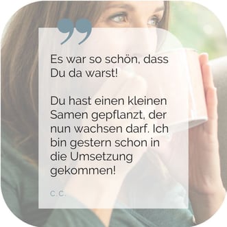 Kundenfeedback Ordnungscoaching Frankfurt