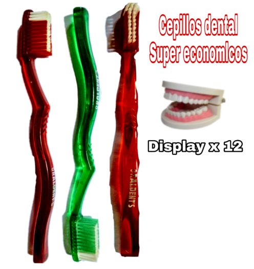 Cepillos economicos x 12 S/10.00 pv. S/ 1.00