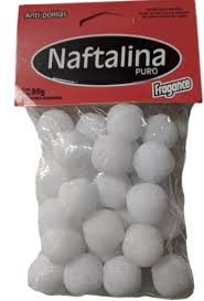 NAFTALINA PARA ROPA ANTIPOLILLA x 12 S/.