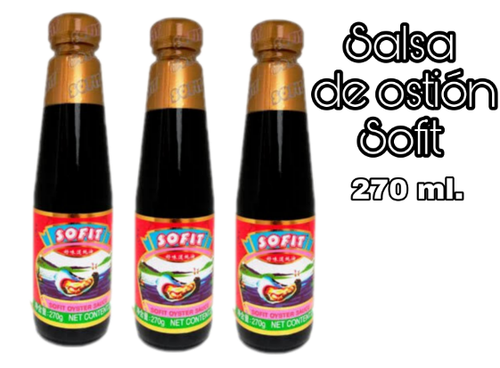 Salsa de Ostión Sofit de 270 ml. x 12  S/.      x S/.