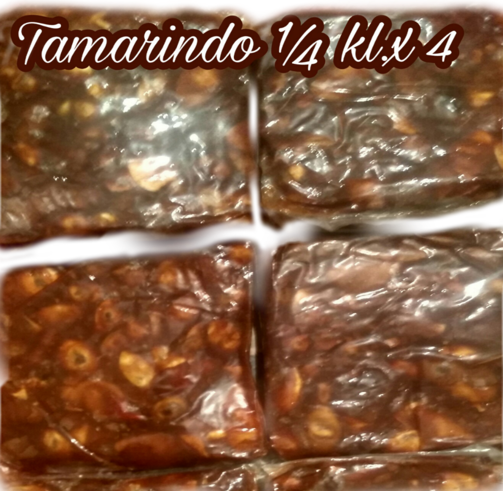 TAMARINDO DE 04 UNIDADES DE ¼ DE KILO =01 KILO. S/.9.50