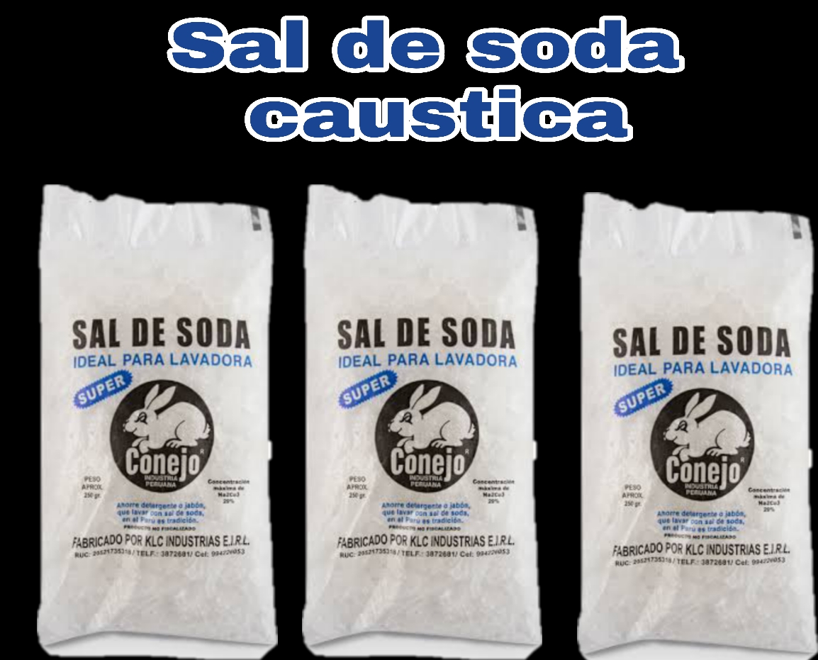 SAL DE SODA CAUSTICA X 54 S/.          SOLES