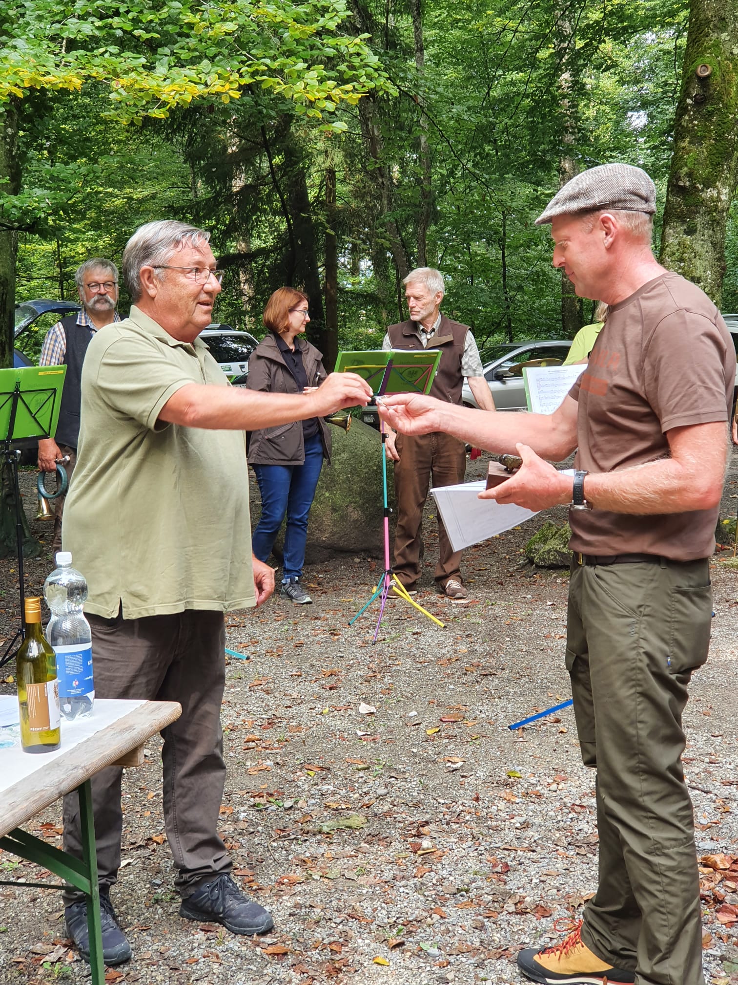 Philipp Gerber bekommt für seine VP das Wildschwein