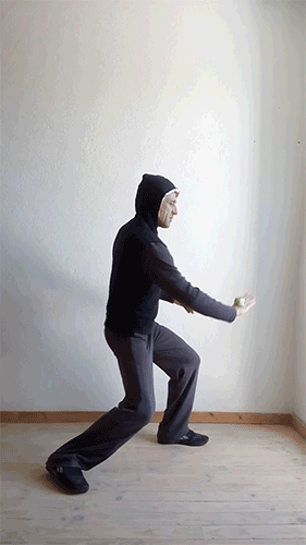 KARY  Revers : porter la TSHAKA sur le revers de la main, immobile ou en mouvement 