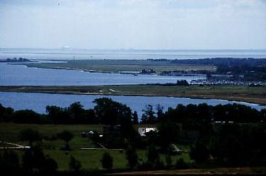Blick vom Dornbusch nach Süden über Hiddensee