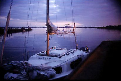 Schlei Einhand mit Gustav 1997
