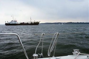 Vor Barhöft vor Anker - ein super Platz