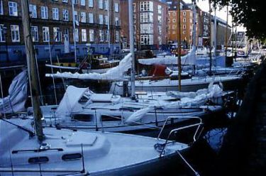 Sauber eingeparkt in Christianshavn