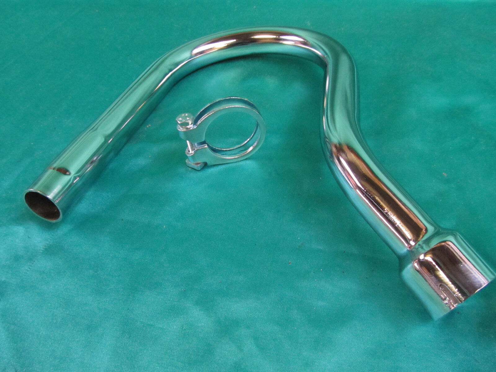 Auspuff Schelle 60mm Chrom - Universal Für Mofa Moped Hercules Zündapp