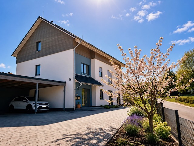 Am Haus gibt es mehrere kostenlose Parkmöglichkeiten.
