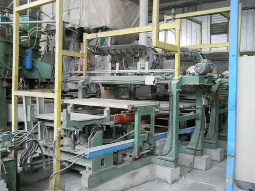 Pressa Longinotti K 805 - Scaricatore materiale stampato fresco