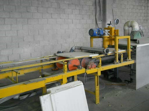 Pressa Longinotti K 805 - Rulliera con ultimo disco pulitore