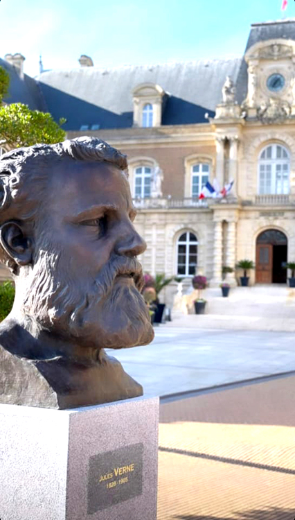 Buste de Jules Verne- Photo de Jacques Fouré