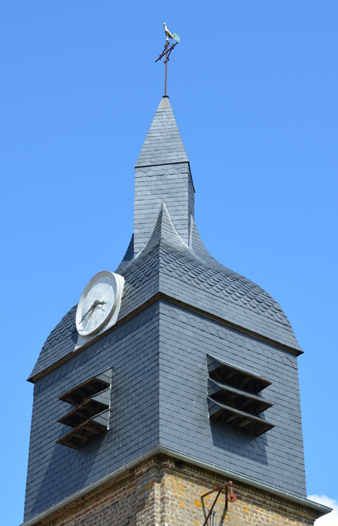 Clocher de l'église de Wadicourt (Dompierre-sur-Authie)