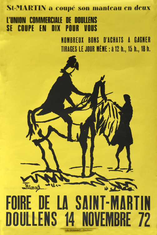 Doullens: une affiche pour la Saint-Martin en 1972