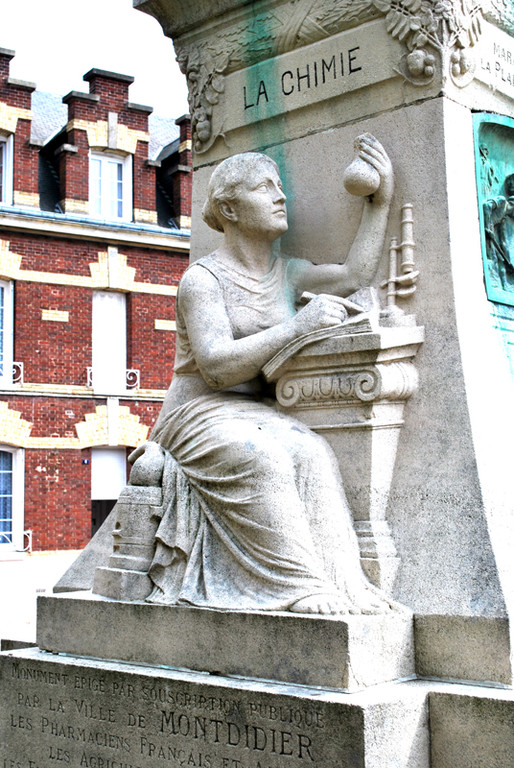La statue de Parmentier à Montdidier