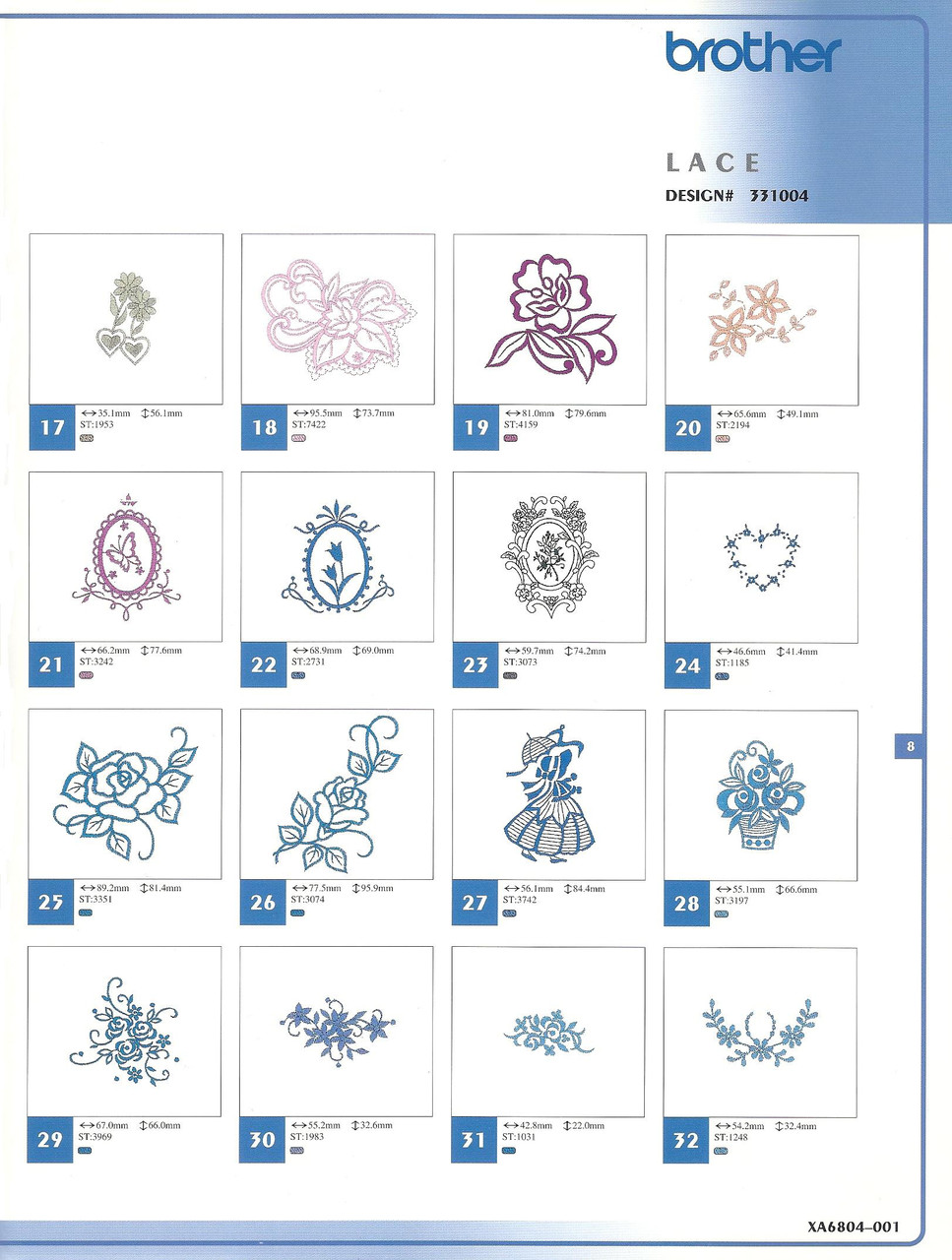 Brother Boutique Embroidery Designs Maschinenstickerei von Logos