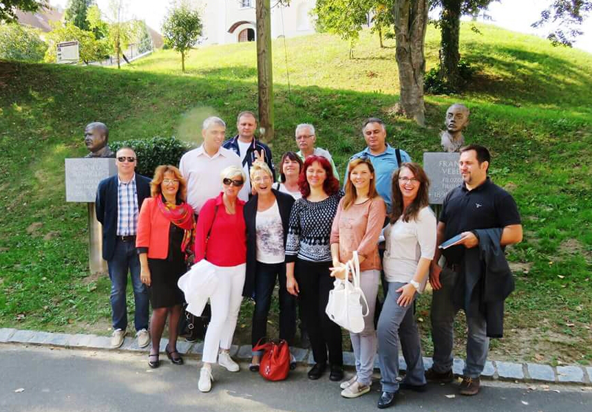 Gruppenbild: Slowenien - Deutschland und Serbien