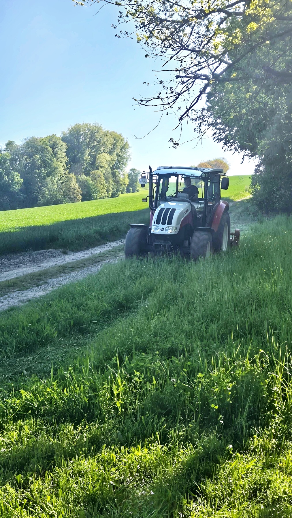 bei der Arbeit