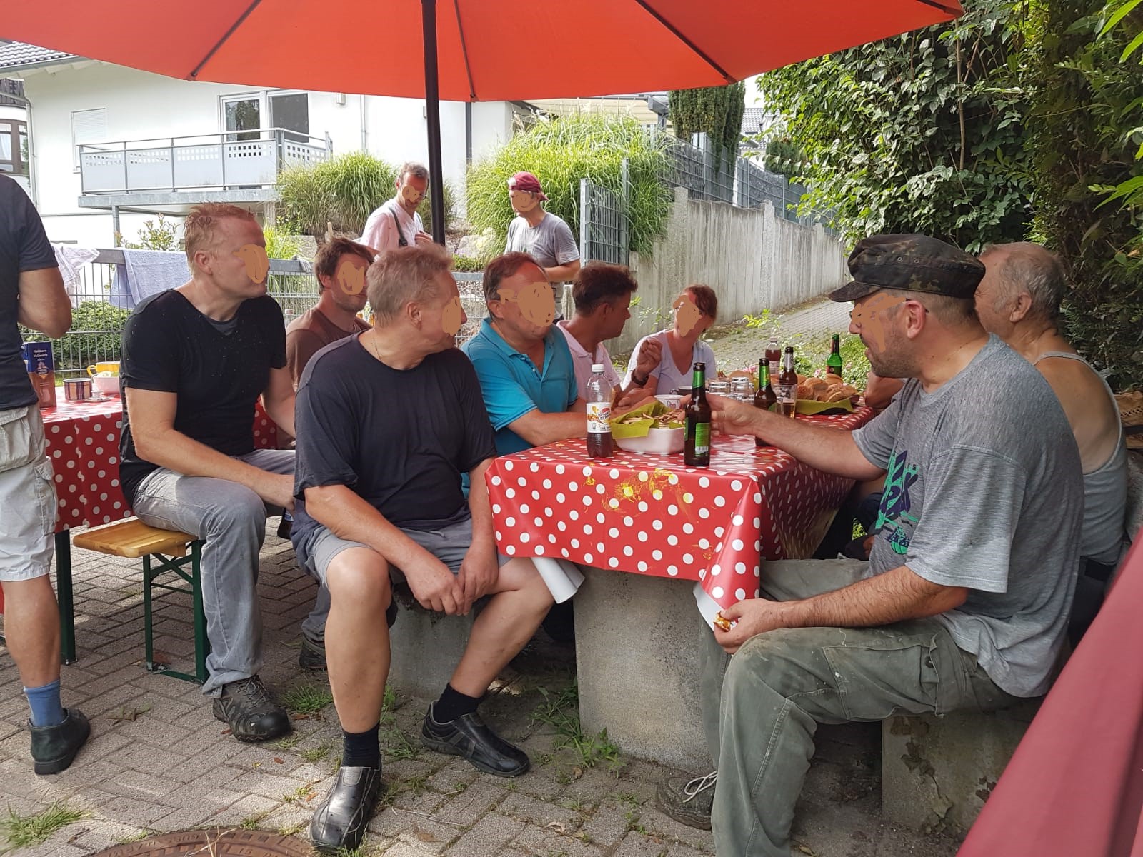 zum Abschluss Geselligkeit